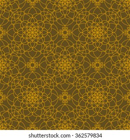 Abstract Seamless Pattern. Vintage Ornament Pattern. Ethnic decorative elements for print and cloth, fabrics and canvas texture or any other kind of design. 