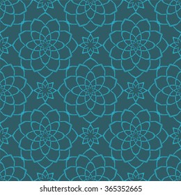 Abstract Seamless Pattern. Vintage Ornament Pattern. Ethnic decorative elements for print and cloth, fabrics and canvas texture or any other kind of design. 