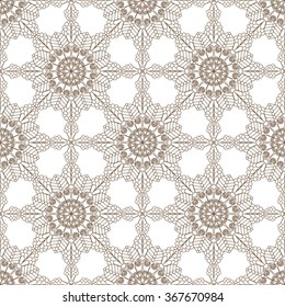 Abstract Seamless Pattern. Vintage Ornament Pattern in Retro Colors. Ethnic decorative elements for print and cloth, fabrics and canvas texture or any other kind of design. 