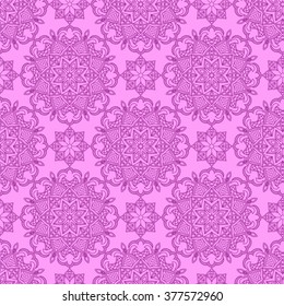Abstract Seamless Pattern. Vintage Ornament Pattern. Ethnic decorative elements for print and cloth, fabrics and canvas texture or any other kind of design. 