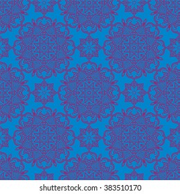 Abstract Seamless Pattern. Vintage Ornament Pattern. Ethnic decorative elements for print and cloth, fabrics and canvas texture or any other kind of design. 