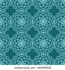 Abstract Seamless Pattern. Vintage Ornament Pattern. Ethnic decorative elements for print and cloth, fabrics and canvas texture or any other kind of design. 