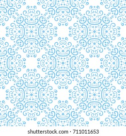 Abstract seamless pattern in vintage style. Interlocking shapes and textures.