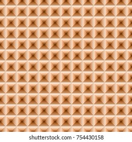Abstract Seamless pattern. Volumetric modern stylish texture. Repeating geometric tiles. Low poly style background with triangles. Vector background.