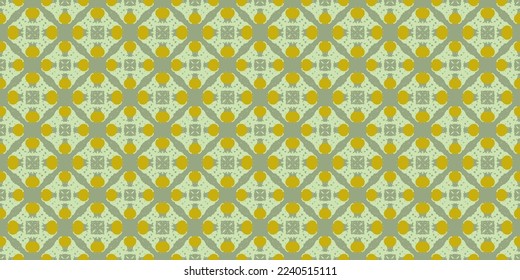 Abstract seamless pattern, seamless wallpaper, seamless background designed for use for interior, wallpaper, fabric, curtain, carpet, clothing, Batik, satin, background, illustration, Embroidery style