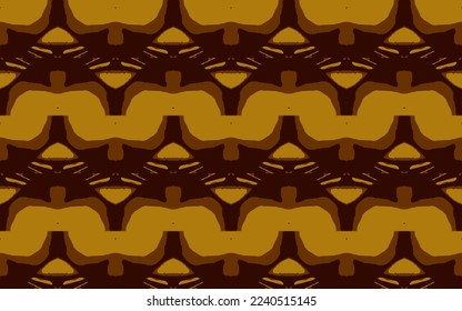Abstract seamless pattern, seamless wallpaper, seamless background designed for use for interior, wallpaper, fabric, curtain, carpet, clothing, Batik, satin, background, illustration, Embroidery style