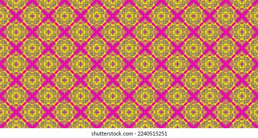Abstract seamless pattern, seamless wallpaper, seamless background designed for use for interior, wallpaper, fabric, curtain, carpet, clothing, Batik, satin, background, illustration, Embroidery style