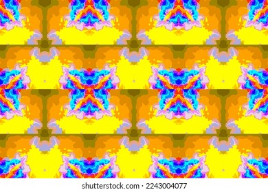 Abstract seamless pattern, seamless wallpaper, seamless background designed for use for interior,wallpaper,fabric,curtain,carpet,clothing,Batik,satin,background , illustration, Embroidery style.
