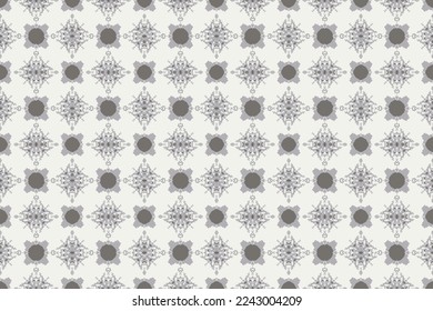 Abstract seamless pattern, seamless wallpaper, seamless background designed for use for interior,wallpaper,fabric,curtain,carpet,clothing,Batik,satin,background , illustration, Embroidery style.