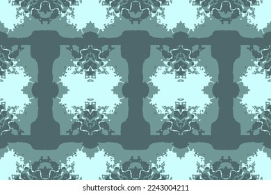 Abstract seamless pattern, seamless wallpaper, seamless background designed for use for interior,wallpaper,fabric,curtain,carpet,clothing,Batik,satin,background , illustration, Embroidery style.