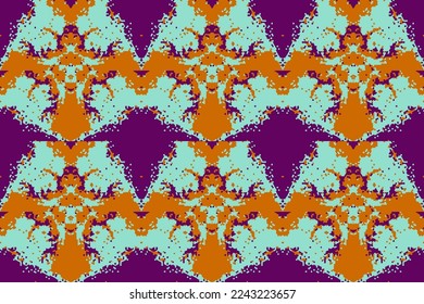 Abstract seamless pattern, seamless wallpaper, seamless background designed for use for interior,wallpaper,fabric,curtain,carpet,clothing,Batik,satin,background , illustration, Embroidery style.