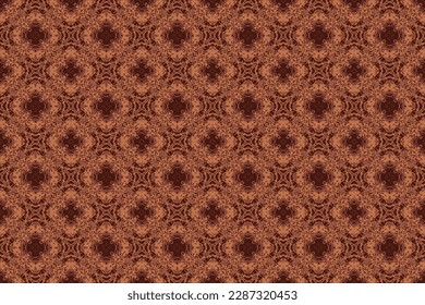 Abstract seamless pattern, seamless wallpaper, seamless background designed for use for interior, wallpaper, fabric, curtain, carpet, clothing, Batik, satin, background, illustration, Embroidery style