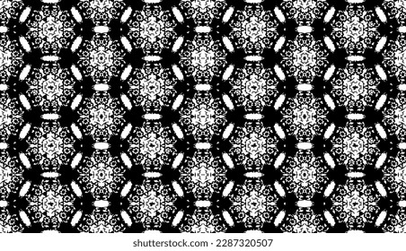 Abstract seamless pattern, seamless wallpaper, seamless background designed for use for interior, wallpaper, fabric, curtain, carpet, clothing, Batik, satin, background, illustration, Embroidery style