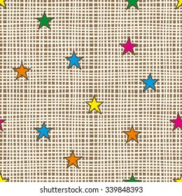 Abstract seamless pattern wallpaper background. Vector illustration.