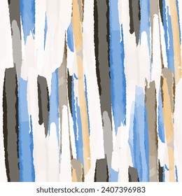 Abstract seamless pattern with watercolor spots. Hand-drawn illustration. Vector