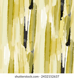 Patrón sin costuras abstracto con manchas de acuarela. Ilustración dibujada a mano. Vector
