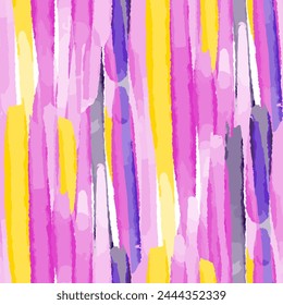 Abstract seamless pattern with watercolor spots. Hand-drawn illustration. Vector