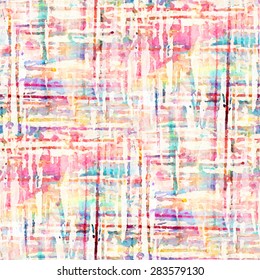 Abstract seamless pattern with watercolor spots. Vector illustration 