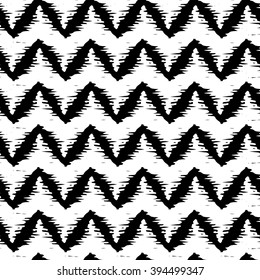 Abstract seamless pattern with wave lines.Vector illustration.