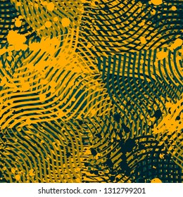 Abstract seamless pattern with wave. Urban repeated backdrop for textile, wrapping paper.