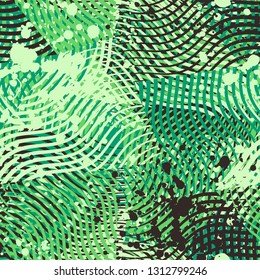 Abstract seamless pattern with wave. Urban repeated backdrop for textile, wrapping paper.