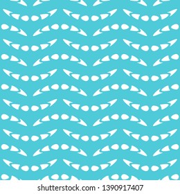 Abstract seamless pattern with wave-like elements. Vector background EPS10