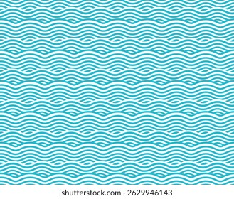 Abstract seamless pattern with waves