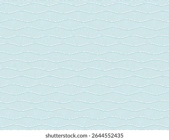 Abstract seamless pattern with waves