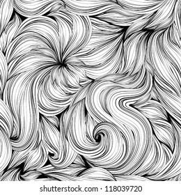 Abstract seamless pattern waves, EPS10 Vector background