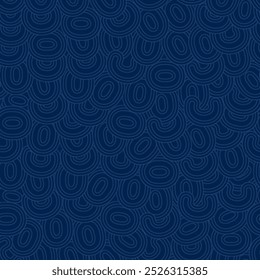 Abstract seamless pattern with waves - hand drawn vector illustration.