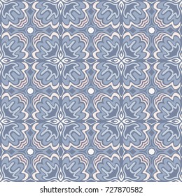Abstract seamless pattern of wavy geometric forms. The optical distortion of the image.