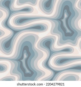 Abstract seamless pattern with wavy lines
