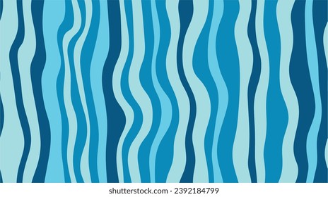 Abstract seamless pattern with wavy lines. Geometric background. Colorful illustrations and sensitive lines. Vector illustration. Waved pattern. Vector Illustration.