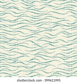 abstract seamless pattern with wavy stripes