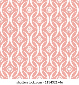 Abstract seamless pattern of Wax flower pink color for wallpapers and background.