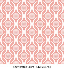 Abstract seamless pattern of Wax flower pink color for wallpapers and background.