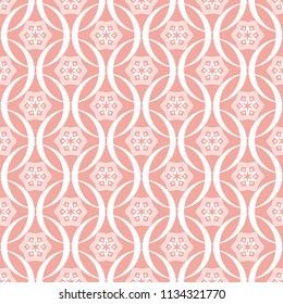 Abstract seamless pattern of Wax flower pink color for wallpapers and background.
