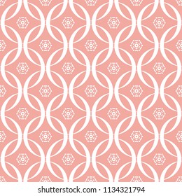 Abstract seamless pattern of Wax flower pink color for wallpapers and background.