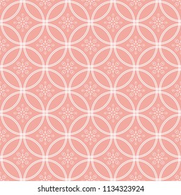 Abstract seamless pattern of Wax flower pink color for wallpapers and background.