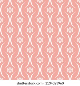 Abstract seamless pattern of Wax flower pink color for wallpapers and background.