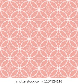 Abstract seamless pattern of Wax flower pink color for wallpapers and background.