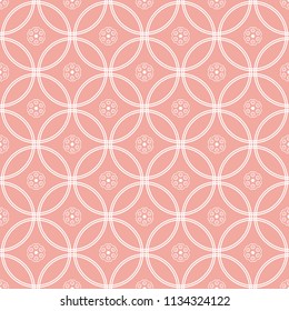 Abstract seamless pattern of Wax flower pink color for wallpapers and background.