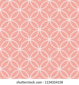 Abstract seamless pattern of Wax flower pink color for wallpapers and background.
