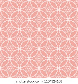 Abstract seamless pattern of Wax flower pink color for wallpapers and background.