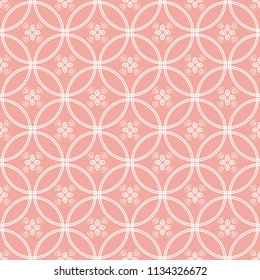 Abstract seamless pattern of Wax flower pink color for wallpapers and background.