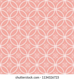 Abstract seamless pattern of Wax flower pink color for wallpapers and background.