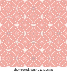 Abstract seamless pattern of Wax flower pink color for wallpapers and background.
