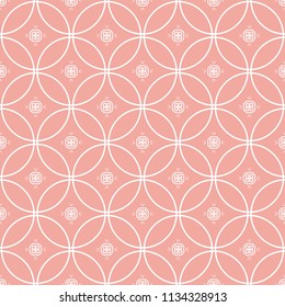 Abstract seamless pattern of Wax flower pink color for wallpapers and background.