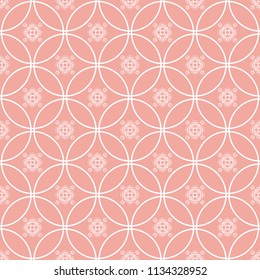 Abstract seamless pattern of Wax flower pink color for wallpapers and background.