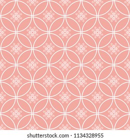 Abstract seamless pattern of Wax flower pink color for wallpapers and background.